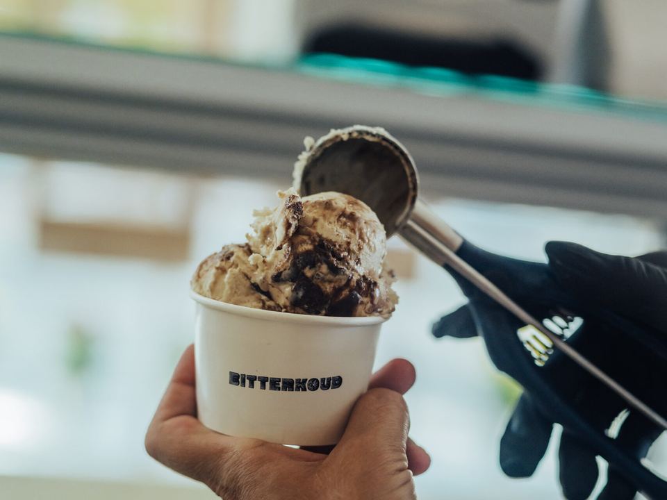 Bitterkoud ice cream