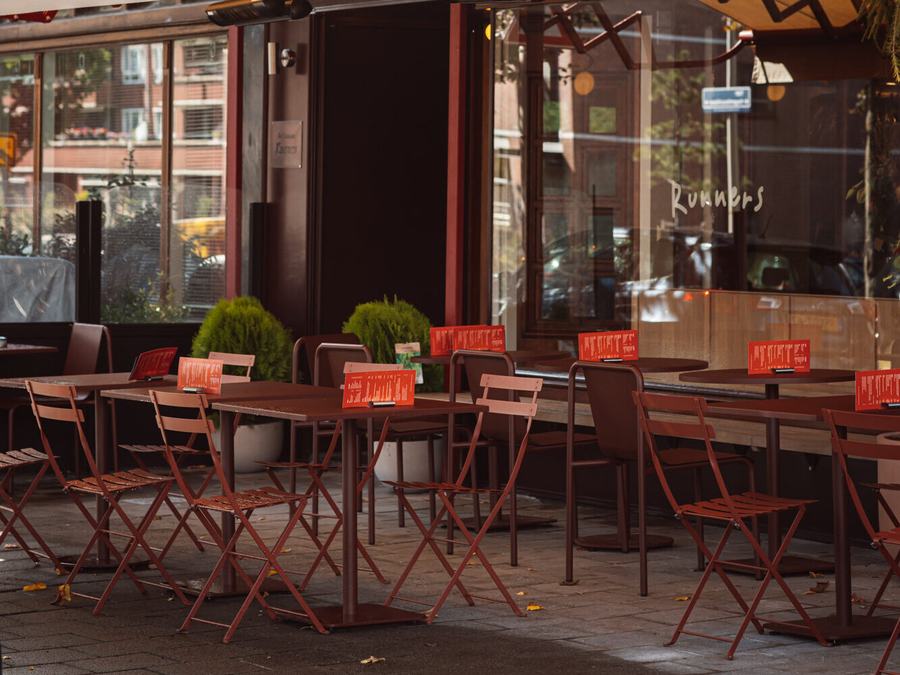 Brasserie Runners terrace in The Hague
