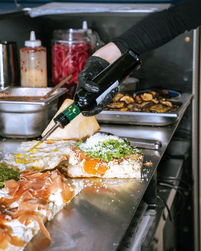 Food being prepared in a YOUNG kitchen